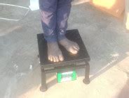 ACTIVA 200kg weight machine for shop|350x350mm platform size MILD STEEL ...