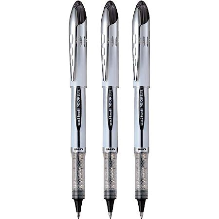 Uniball UB 200 Vision Elite Roller Pen (Black) : Amazon.in