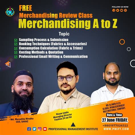 Free Preview Class: Merchandising A to Z. , House#23, Road#2, Sector ...