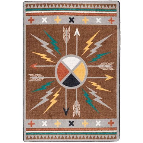 Medicine Wheel Rug Native American Designs