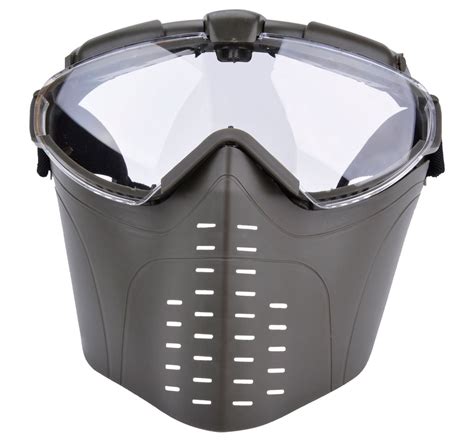 Fansport Paintball Mask Airsoft Mask Anti Fog Outdoor Face Mask with ...