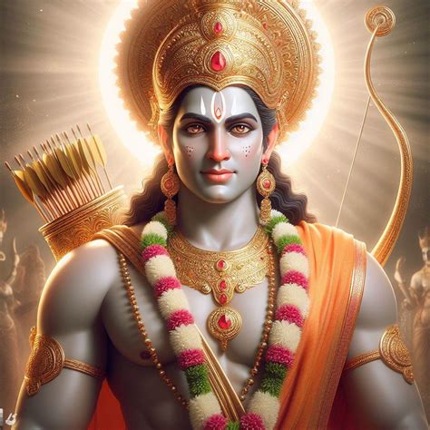 Lord Rama of Ayodhya 5K HD Wallpaper Poster Images Pictures Photos for ...