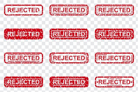 Image result for Rejected Stamp Vector