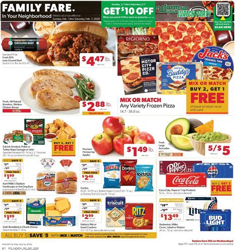 Family Fare Weekly Ad from February 1