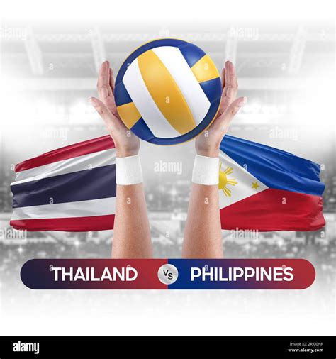 Thailand vs Philippines national teams volleyball volley ball match ...