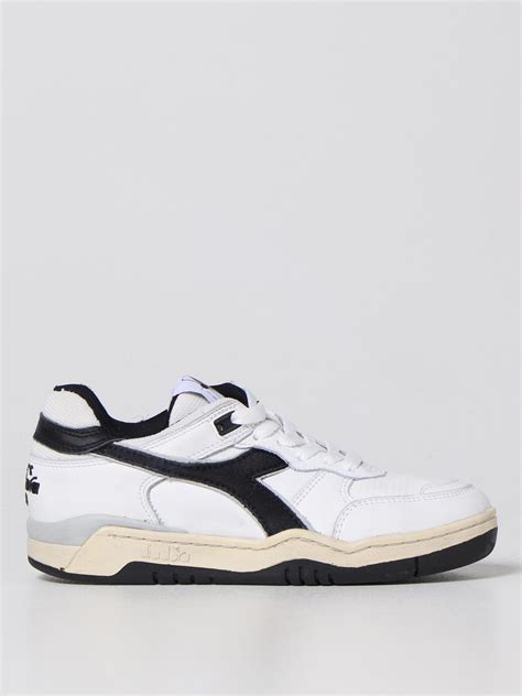 DIADORA HERITAGE: Sneakers Boris B.560 Used in pelle - Bianco ...