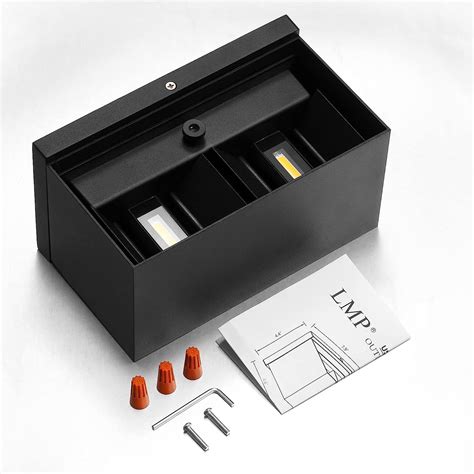 Buy LMP Dusk to Dawn Outdoor Lighting Up and Down Wall Light, 12W LED ...