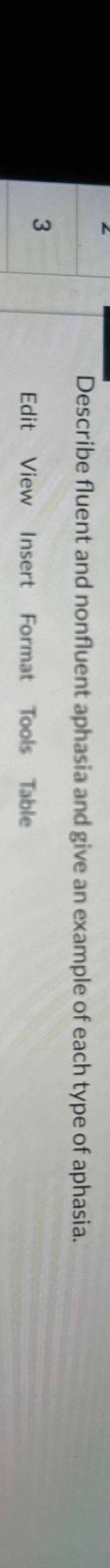 Image result for Fluent Aphasia Example