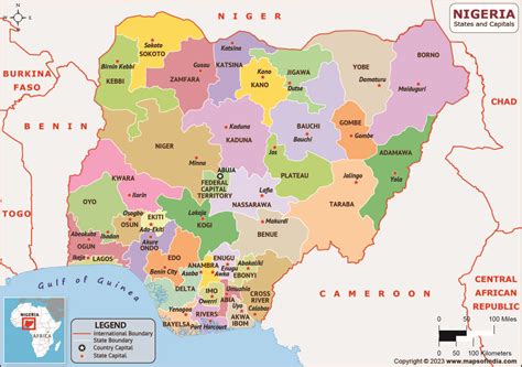 Nigeria State And Capitals List