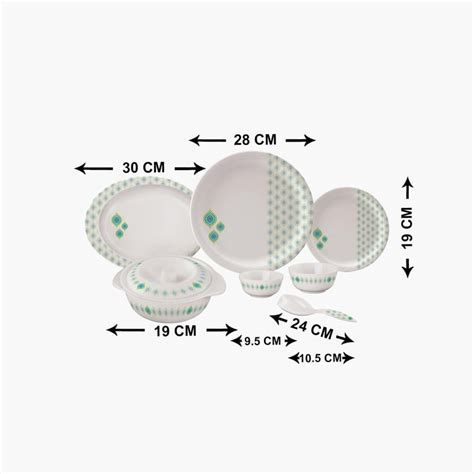 Buy SERVEWELL Printed 31-Pc. Dinner Set from Servewell at just INR 4610.0