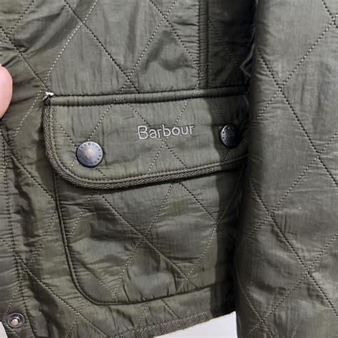 Girls Quilted Barbour Jacket Large Size 10-11 Years... - Depop