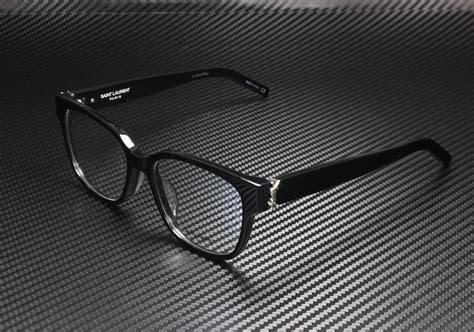 Saint Laurent Black Frame Eyeglasses YSL M33 F 001 Demo Lens 54m Women ...
