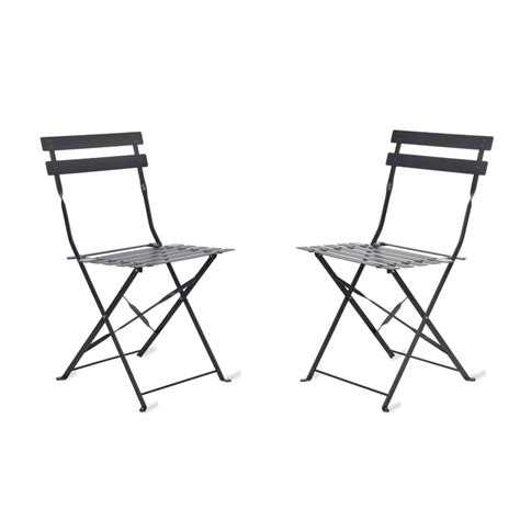 Set Of Two Outdoor Bistro Chairs Various Colours By Attic Room