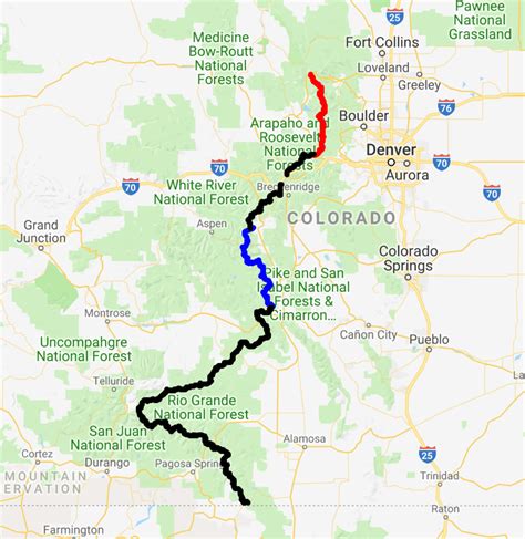 Divide Colorado Map