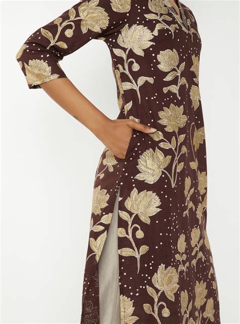 Buy Women Floral Print Staright Kurta Online at just Rs. 499.0 ...