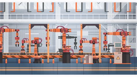 图片素材-汽车生产输送机自动流水线机械工业自动化行业概念设计-5-源库素材网