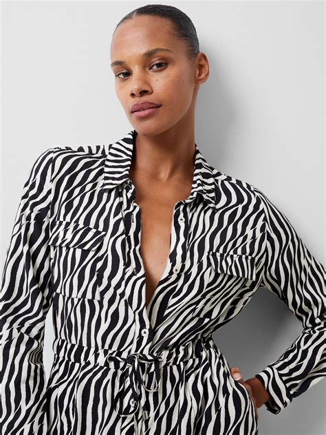 Buy French Connection Black Seine Delphine Dress from the Next UK ...