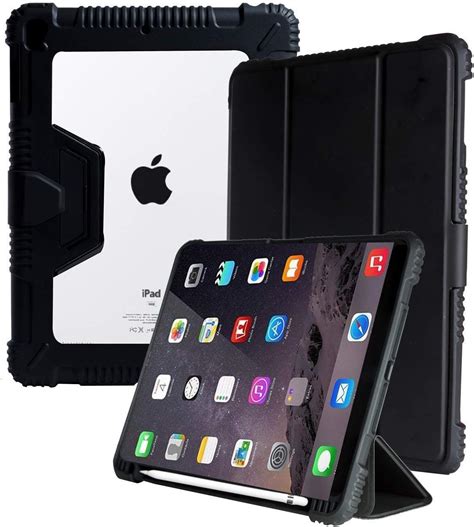 ProElite Rugged Shockproof Armor Smart flip case Cover for Apple iPad ...