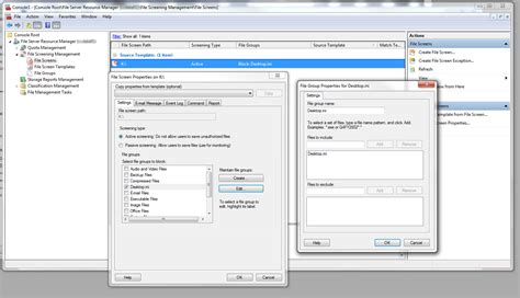 Image result for File Server Resource Manager Windows 1.0