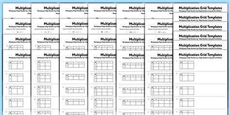 Image result for Grid Method Multiplication Examples