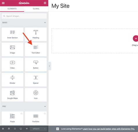 Image result for Elementor Link Text