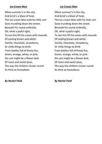 Image result for Descriptive Poem Examples