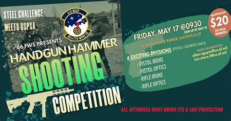 86FWS Handgun Hammer Shooting Competition, Wasatch Shooter's ...