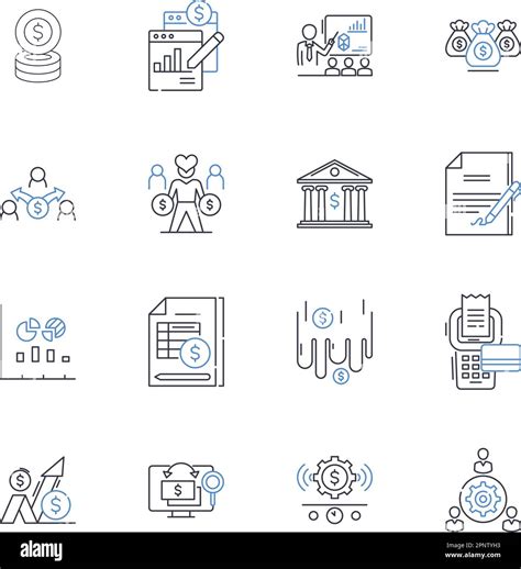 Mtary counseling line icons collection. Anxiety, Depression, Trauma ...