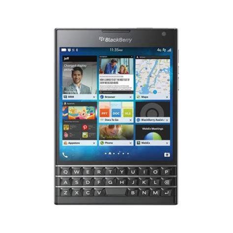 Blackberry Passport Black Refurbished – Triveni World