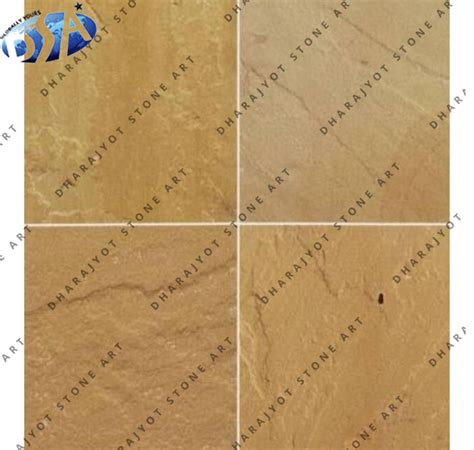 Antique Natural Yellow Sandstone Landscaping Tiles – Dharajyot Stone Art