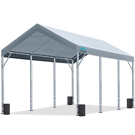 Advance Outdoor 12x20 Ft Canopy Garage Heavy Duty Carport Car ...