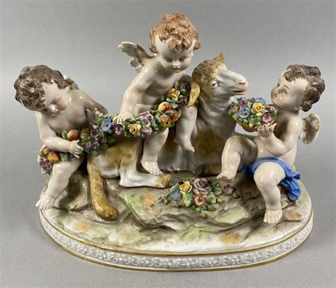 Antique German Porcelain Or Ceramic Victorian Figurine Featuring ...