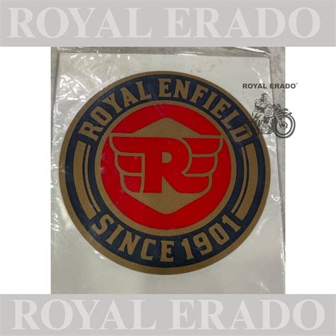 Royal Enfield made like a gun sticker 2 peace's for Classic Standard E ...