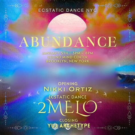 Ecstatic Dance NYC presents: Abundance, 202b Plymouth Street,Brooklyn ...