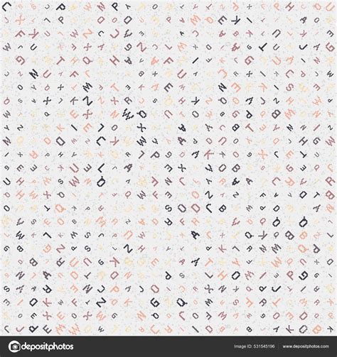 Random Alphabet Letters Vector Wallpaper Stock Vector by ©Yuriy ...