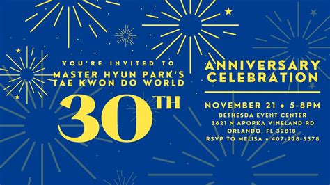 Tae Kwon Do Worlds 30th Anniversary Celebration, Bethesda Event Center ...
