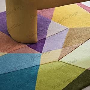 Buy Quba Rugs Hand Tufted Rugs Irregular Shape for Living Room, Bedroom ...