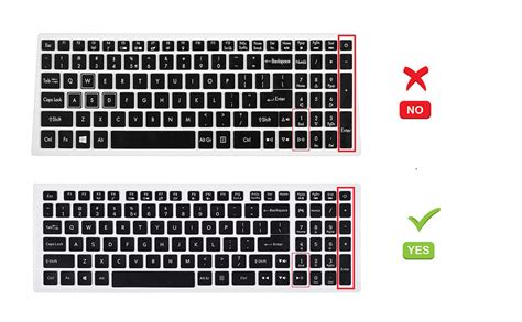 Silicone Keyboard Skin Cover for Acer Nitro 5 15.6 AN515-54/55/43/44/4 ...