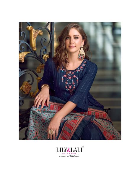 Lily And Lali Manya Wholesale Fancy Viscose Hand Work 3 Piece Salwar ...