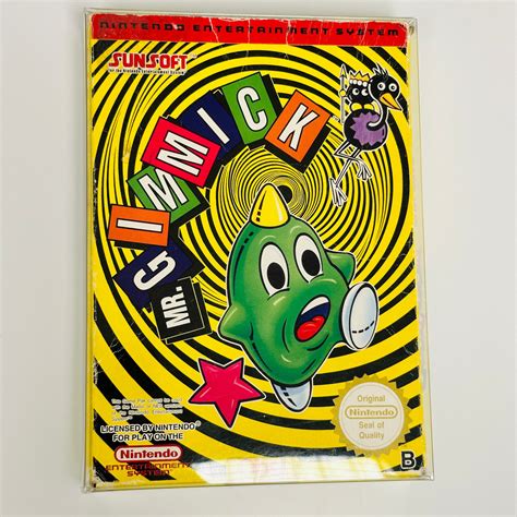 Buy Nintendo Vintage Nes Mr Gimmick Sunsoft Cart, Foam, Manual Complete ...