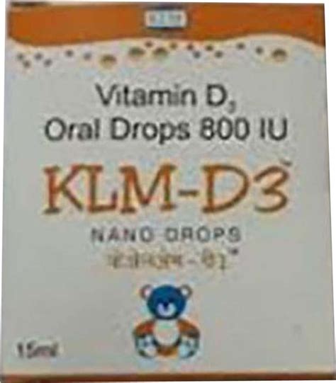 Klm D3 800 IU/ML Oral Drop (15): Uses, Side Effects, Price & Dosage ...