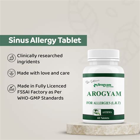 Arogyam L.R.T. Tablets for Chronic cough, Asthma & Bronchitis, x2 Unit ...