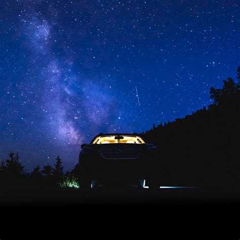 Download wallpaper 2780x2780 starry sky, night, car ipad air, ipad air ...