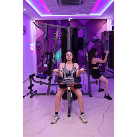 Gamma Fitness 16 Multi Station Gym with 4 Weight Stacks (Imported) & B