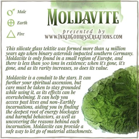Moldavite stone meaning and uses – Artofit
