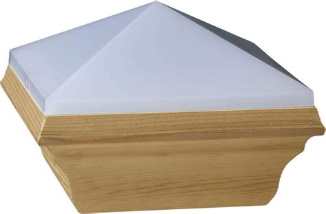 Buy Solar LED Pine Deck Post Cap-4-in x 4-in Online at Lowest Price in ...