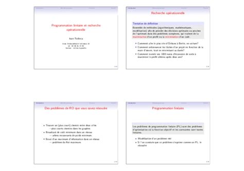 Exercices Corriges Optimisation Programme Lineaire 的图像结果