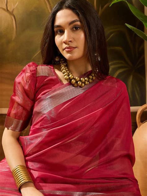 Cp 8556 Organza Jacquard Worked Saree Collection