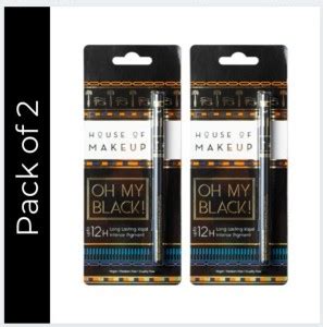 HOUSE OF MAKEUP Oh My Black Waterproof and Smudge-free Black Kajal ...