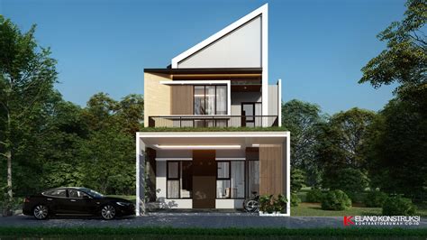 Desain Rumah Minimalis Modern Bapak Wawan Depok 7,5 X 20,5 M | ELANO ...